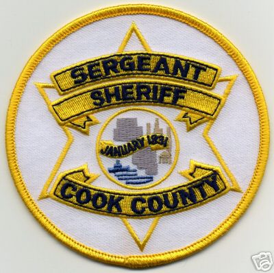 Cook County Sheriff Sergeant (Illinois)
Thanks to Jason Bragg for this scan.
