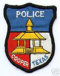Cooper Police (Texas)
Thanks to apdsgt for this scan.
