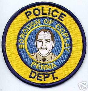 Coplay Police Dept (Pennsylvania)
Thanks to apdsgt for this scan.
Keywords: department borough of