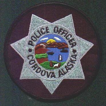 Cordova Police Officer
Thanks to EmblemAndPatchSales.com for this scan.
Keywords: alaska