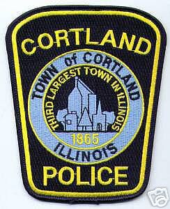 Cortland Police (Illinois)
Thanks to apdsgt for this scan.
Keywords: town of