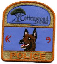 Cottonwood Police K-9 (Arizona)
Thanks to BensPatchCollection.com for this scan.
Keywords: k9