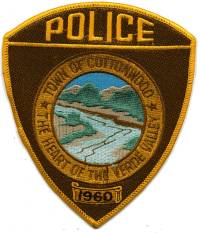 Cottonwood Police (Arizona)
Thanks to BensPatchCollection.com for this scan.
Keywords: town of