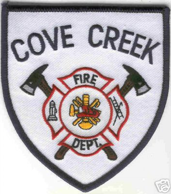 Cove Creek Fire Dept
Thanks to Brent Kimberland for this scan.
Keywords: north carolina department