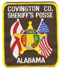Covington County Sheriff's Posse (Alabama)
Thanks to BensPatchCollection.com for this scan.
Keywords: sheriffs