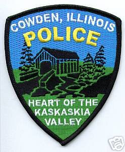 Cowden Police (Illinois)
Thanks to apdsgt for this scan.
