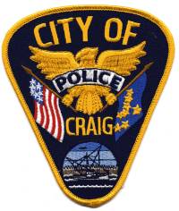 Craig Police (Alaska)
Thanks to BensPatchCollection.com for this scan.
Keywords: city of