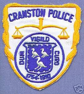 Cranston Police (Rhode Island)
Thanks to apdsgt for this scan.
