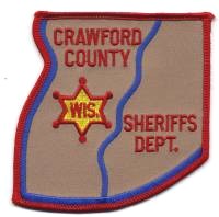 Crawford County Sheriffs Dept (Wisconsin)
Thanks to BensPatchCollection.com for this scan.
Keywords: department