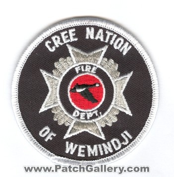 Cree Nation of Wemindji Fire Dept (Canada QC)
Thanks to zwpatch.ca for this scan.
Keywords: department