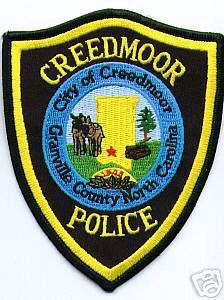 Creedmoor Police (North Carolina)
Thanks to apdsgt for this scan.
County: Granville
Keywords: city of