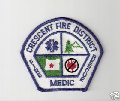Crescent Fire District Medic
Thanks to Bob Brooks for this scan.
Keywords: oregon rescue