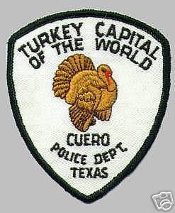 Cuero Police Dept (Texas)
Thanks to apdsgt for this scan.
Keywords: department