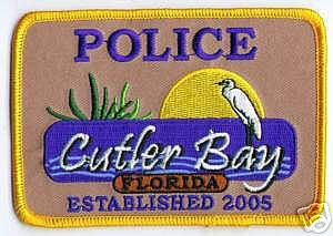 Cutler Bay Police (Florida)
Thanks to apdsgt for this scan.
