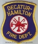 Decatur Hamilton Fire Department (Indiana)
Thanks to Dave Slade for this scan.
Keywords: dept.