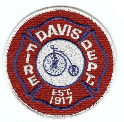 Davis Fire Dept
Thanks to PaulsFirePatches.com for this scan.
Keywords: california department