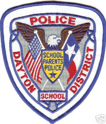 Dayton School District Police
Thanks to Conch Creations for this scan.
Keywords: texas parents