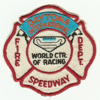 Daytona International Speedway Fire Dept
Thanks to PaulsFirePatches.com for this scan.
Keywords: florida department nascar