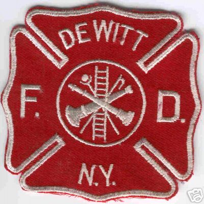 De Witt F.D.
Thanks to Brent Kimberland for this scan.
Keywords: new york fire department fd dewitt
