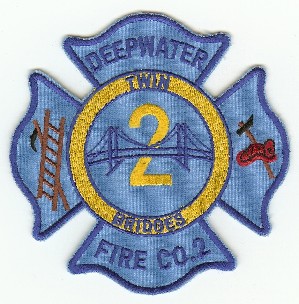 Deepwater Fire Co 2
Thanks to PaulsFirePatches.com for this scan.
Keywords: new jersey company