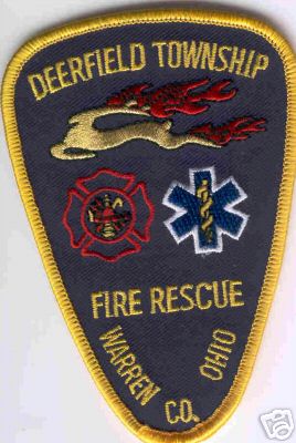 Deerfield Township Fire Rescue
Thanks to Brent Kimberland for this scan.
Keywords: ohio warren county