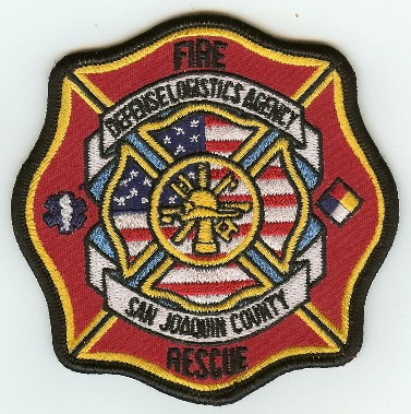 Defense Logistics Agency Fire Rescue
Thanks to PaulsFirePatches.com for this scan.
Keywords: california san joaquin county