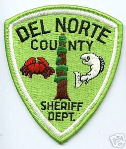 Del Norte County Sheriff Dept (California)
Thanks to apdsgt for this scan.
Keywords: department