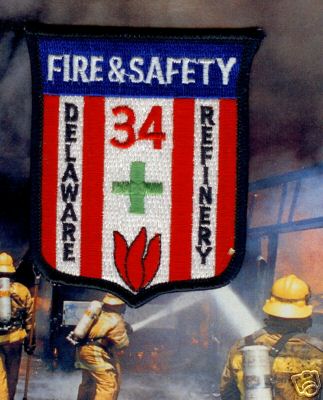 Delaware City Refinery Fire & Safety
Thanks to PaulsFirePatches.com for this scan.
