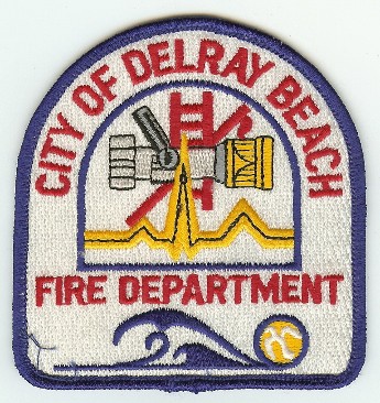 Delray Beach Fire Department
Thanks to PaulsFirePatches.com for this scan.
Keywords: florida city of