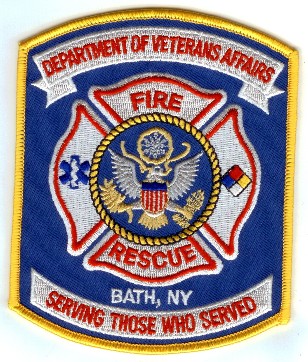 Department of Veterans Affairs Fire Rescue Bath (New York)
Thanks to PaulsFirePatches.com for this scan.
Keywords: va