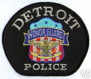Detroit Police Honor Guard (Michigan)
Thanks to apdsgt for this scan.
