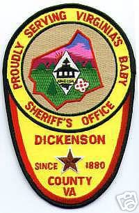 Dickenson County Sheriff's Office (Virginia)
Thanks to apdsgt for this scan.
Keywords: sheriffs