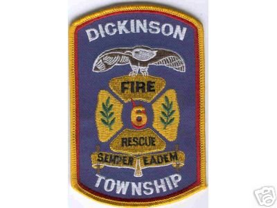 Dickinson Township Fire Rescue
Thanks to Brent Kimberland for this scan.
Keywords: pennsylvania 6