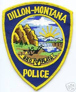 Dillon Police (Montana)
Thanks to apdsgt for this scan.
