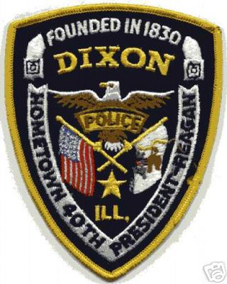 Dixon Police (Illinois)
Thanks to Jason Bragg for this scan.
