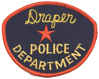 Draper Police Department
Thanks to Alans-Stuff.com for this scan.
Keywords: utah