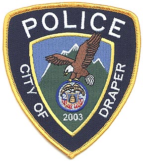 Draper Police
Thanks to Alans-Stuff.com for this scan.
Keywords: utah city of