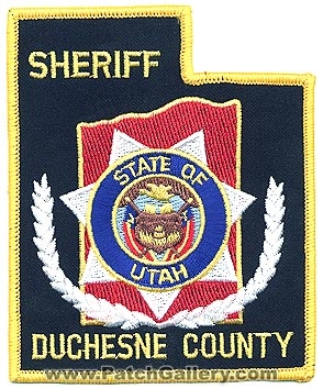 Duchesne County Sheriff's Department (Utah)
Thanks to Alans-Stuff.com for this scan.
Keywords: sheriffs dept.