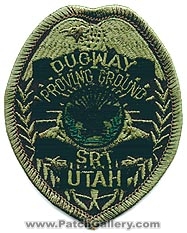 Dugway Proving Ground Police Department SRT (Utah)
Thanks to Alans-Stuff.com for this scan.
Keywords: dept.
