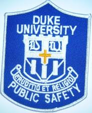 Duke University Public Safety
Thanks to Chris Rhew for this picture.
Keywords: north carolina police dps
