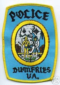 Dumfries Police (Virginia)
Thanks to apdsgt for this scan.
