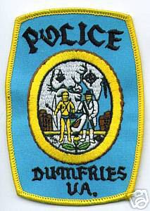 Dumfries Police (Virginia)
Thanks to apdsgt for this scan.
