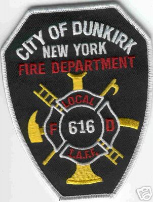 Dunkirk Fire Department
Thanks to Brent Kimberland for this scan.
Keywords: new york city of local i.a.f.f. iaff 616