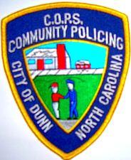 Dunn Community Policing C.O.P.S.
Thanks to Chris Rhew for this picture.
Keywords: north carolina city of cops