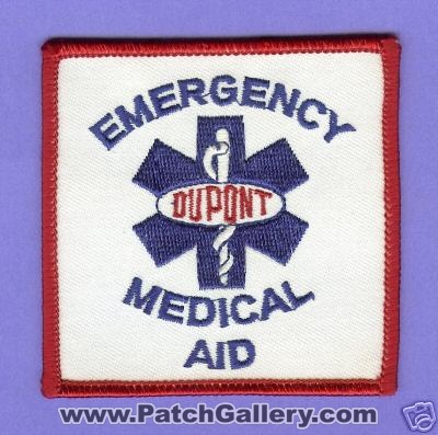 Dupont Emergency Medical Aid
Thanks to PaulsFirePatches.com for this scan.
Keywords: delaware ems