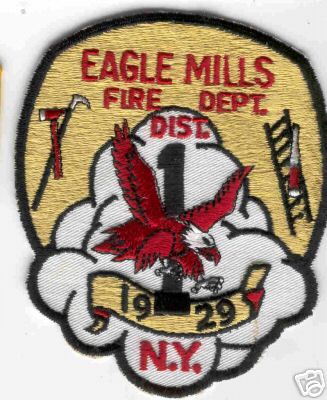 Eagle Mills Fire Dept Dist 1
Thanks to Brent Kimberland for this scan.
Keywords: new york department district