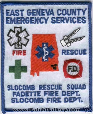 East Geneva County Emergency Services (Alabama)
Thanks to Brent Kimberland for this scan.
Keywords: fire rescue f.d. fd slocomb squad fadette dept department