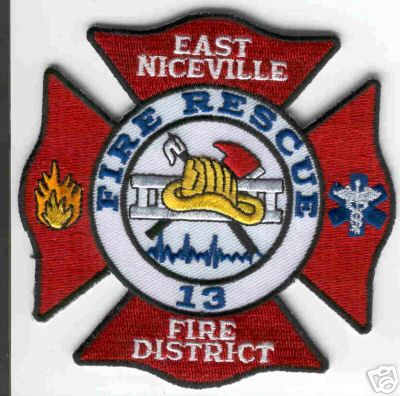 East Niceville Fire District
Thanks to Brent Kimberland for this scan.
Keywords: florida rescue 13