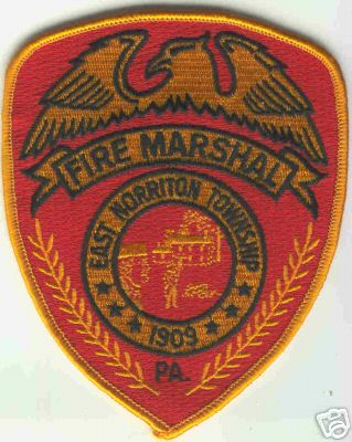 East Norriton Township Fire Marshal
Thanks to Brent Kimberland for this scan.
Keywords: pennsylvania