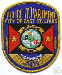 East Saint Louis Police Department Jailer (Illinois)
Thanks to apdsgt for this scan.
Keywords: city of st